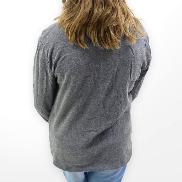 VICTORIA’S SECRET Victoria Sport Gray Long Sleeve Shirt - Picture 3 of 6